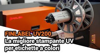 FINLABEL  La migliore stampante UV per etichette a colori [upl. by Emil]