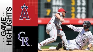 Angels vs Rockies Game Highlights 62523  MLB Highlights [upl. by Lotsirhc]