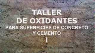 concreto oxidado taller [upl. by Glaser]