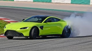 2021 Aston V8 Vantage test drive [upl. by Imit]