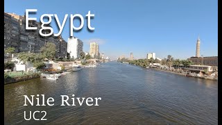 walking around the Nile RiverCairo Egypt🇪🇬 [upl. by Nivanod]