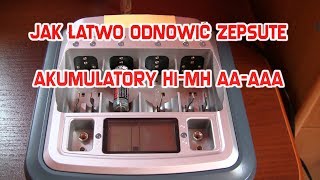 Jak Naprawić Odnowić  Zepsute Akumulatory NIMH AA  AAA R6 [upl. by Ecila876]