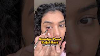 Smudge Proof Kajal hack  kajalhack smudgeproofkajal makeup ytshorts [upl. by Aisset180]