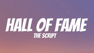 Hall Of Fame Lyrics  The Script [upl. by Isleen]