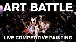 Art Battle  Live Competitive Painting [upl. by Marsiella295]