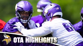 2024 OTA Practice No 4 Highlights  Minnesota Vikings [upl. by Yerffeg]