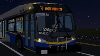 SCBCTA Translink ROBLOX 2016 New Flyer XDE60 B16220 w rosabearr [upl. by Nauqes]