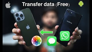 How To Transfer All Your Photos Contacts amp Whatsapp Data from Android To iPhone FREE  Mohit Balani [upl. by Duester]