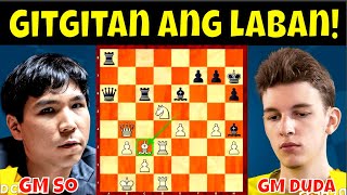 Gitgitang matindi ang naging laban  GM So vs GM Duda  Speed Chess QFinals 2020  Game 1 [upl. by Kolva]