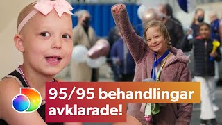 Isabelle firar att hon är färdigbehandlad efter 25 år  Barncancergalan 27 september på discovery [upl. by Garmaise999]