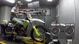 2024 Husqvarna FC 250 Dyno Test [upl. by Neeroc344]