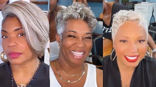 45 Older Women Gorgeous Hairstyles for Black women [upl. by Ardet]