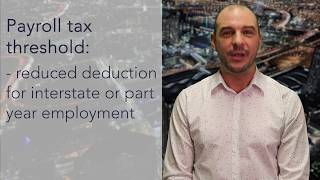 Payroll tax rate and threshold [upl. by Alyt160]