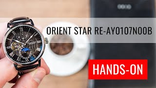 HANDSON Orient Star Classic Moonphase Open Heart Automatic REAY0107N00B [upl. by Kalli]