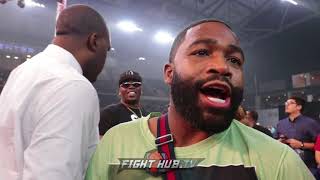 ADRIEN BRONER WALKS AWAY FROM INTERVIEW AFTER SHAWN PORTER QUESTION [upl. by Nnaihs183]