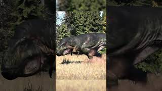 🦖TREX vs STEGOSAURUS in JWE2 jurassicworld jurassicpark dinosaurs jurassicworldevolution2 dino [upl. by Acirat]