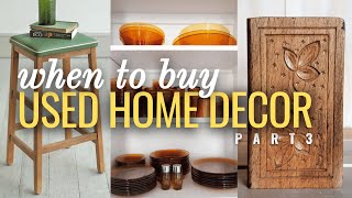 THE 5 BEST THRIFTED HOME DECOR Items YOU NEED  Part 3 [upl. by Rebmak]