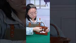 Highend handcrafted leather bag differnt color options do you love it🥰 [upl. by Noid]