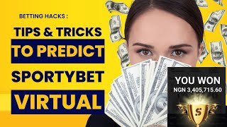 How to Predict Virtual Football on SportyBet  SportyBet Virtual Tricks 2024 [upl. by Hamid129]