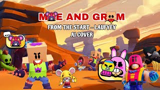 BRAWL STARS⭐️ MOE AND GROM  FROM THE START AI COVER 🔴🐭 [upl. by Ainoval407]