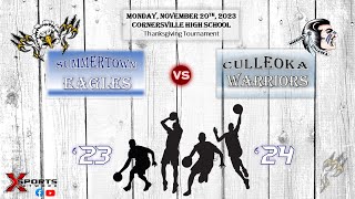 Summertown Boys Basketball vs Culleoka  112023 [upl. by Halladba]