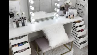 Ikea Alex Drawer and Malm Desk Make up divider organisers How to [upl. by Ordnaxela]