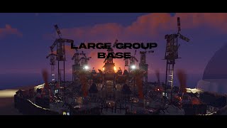 1624 Man Rust Clan Base  Funnel Wall  Open Core  Wide gap Shell [upl. by Enelyk]