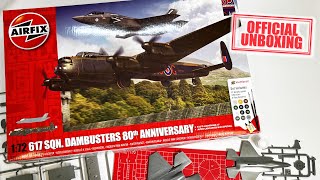 Official Unboxing Airfix 617 Sqn Dambusters 80th Anniversary A50191 [upl. by Irmine]