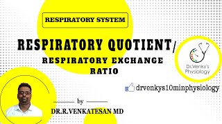 Respiratory Quotient  Respiratory Exchange Ratio [upl. by Jessen]