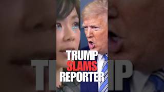 President Trump Embarrasses Reporter with THIS Brutal Response 😱🚨 shorts [upl. by Korey]