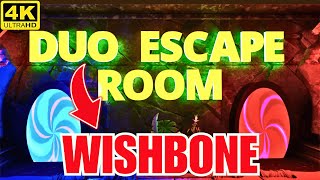 Duo Escape Room 50 Fortnite In 4K All Levels Wishbone Duo Escape Room 50 TUTORIAL [upl. by Notsecnirp]