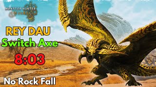 【MHWilds Beta】 Rey Dau Switch Axe 803  No Rock Cheese or Natural traps [upl. by Cai154]