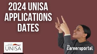 2024 Unisa Applications Dates Have Been Released  Careers Portal [upl. by Eugenia994]