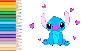 How To Draw Stitch From Lilo And Stitch [upl. by Marcell]