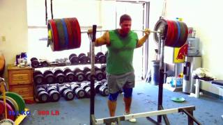 800 pound  363 kg Squat  ATG 100 RAW [upl. by Mond]