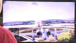 Ace Combat Infinity Base Attack Gameplay  TGS 2013 [upl. by Lraed]