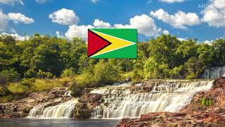 National Anthem of Guyana quotDear Land of Guyana of Rivers and Plainsquot [upl. by Novehc125]