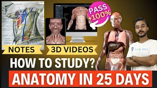 Pass 100 Guarantee best way to memorize anatomy in 30 days  how to study anatomy in 30 days [upl. by Nolita]