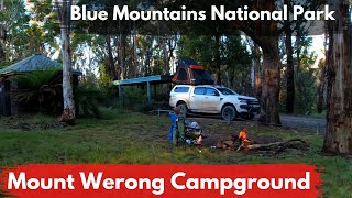 Free Camping NSW  Mount Werong Campground amp Ruby Creek Mine  Blue Mountains National Park [upl. by Airetahs810]