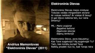 Andrius Mamontovas  Elektroninis Dievas [upl. by Euqnomod]