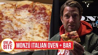 Barstool Pizza Review  Monzú Italian Oven Las Vegas NV presented by Body Armor [upl. by Perce]