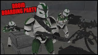 Grees Clones Hold off Droid Army Boarding Party  Men of War Clone Wars Recreated [upl. by Carla]