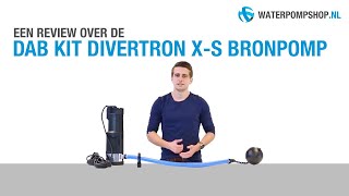 DAB Kit Divertron XS Bronpomp  Regenwaterpomp  Review [upl. by Fine]