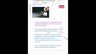 CLASS 11  PART 2  SAVING ACCOUNT [upl. by Ecnarretal]