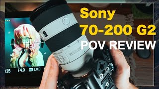 Best compact 70200mm Lens  Sony Sony 70200 G2 A7SIII  POV Review ASMR  評測 開箱 [upl. by Anidam]