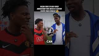 Pogba tries to help speed understandfypシ゚viral football ishowspeed pogba messi ronaldo [upl. by Rengia]