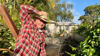 Marty’s Garden Hit by DEVASTATING MINI CYCLONE Whirlwind [upl. by Dunson609]