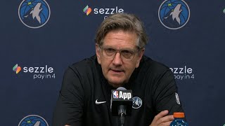 Chris Finch Postgame Interview  Timberwolves vs Suns  202425 NBA Season [upl. by Haorbed]