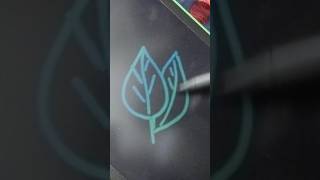 How to draw a leaf 🌿 shortshortsfeedleafdrawing [upl. by Lindsey]