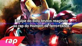 The boys react Rap do Homem de ferro  tik tok [upl. by Eiramave]